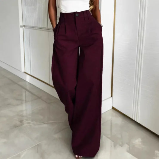 Women's High Waist Wide Leg Pants