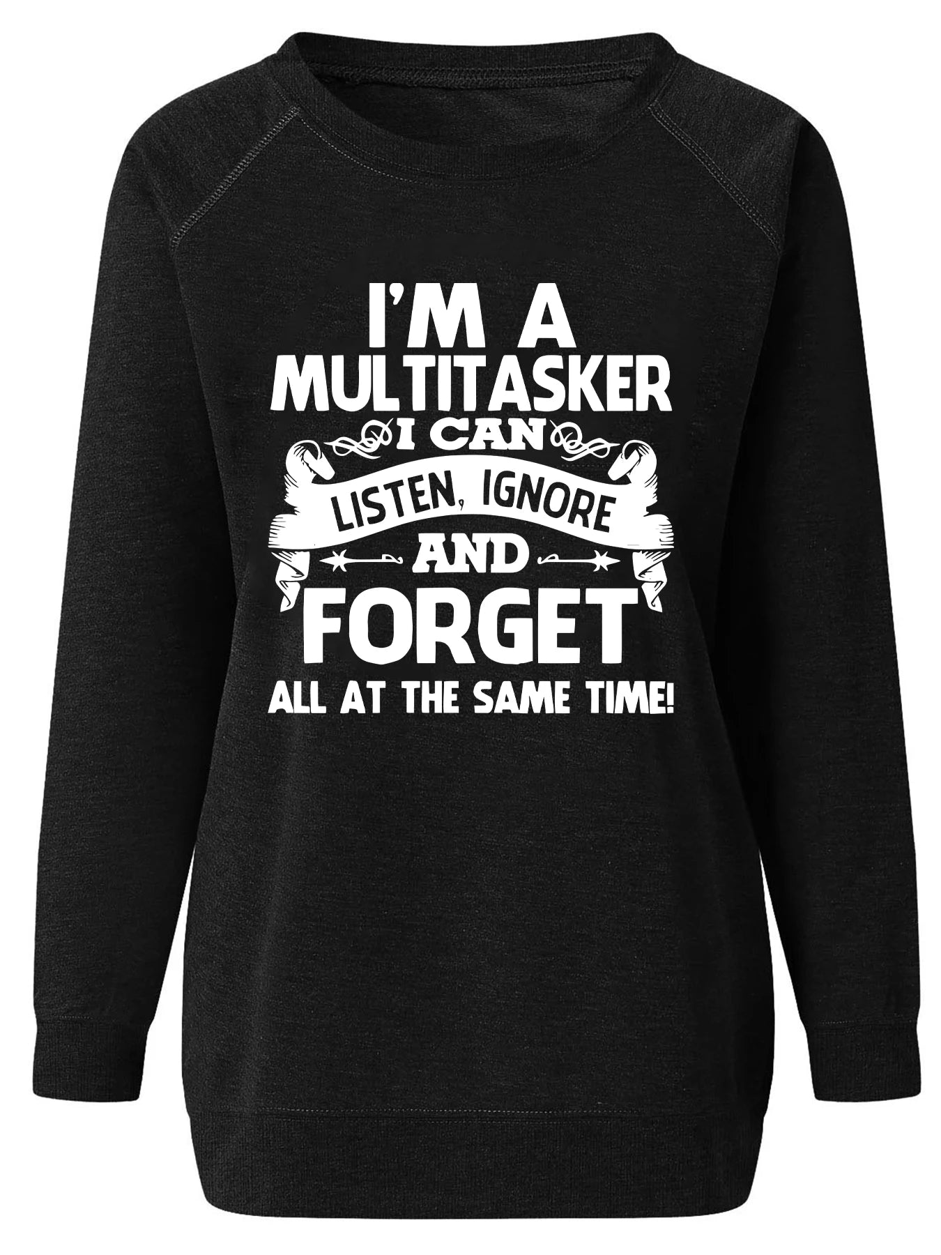Women Sweatshirt Long Sleeve Casual Crew Neck Top