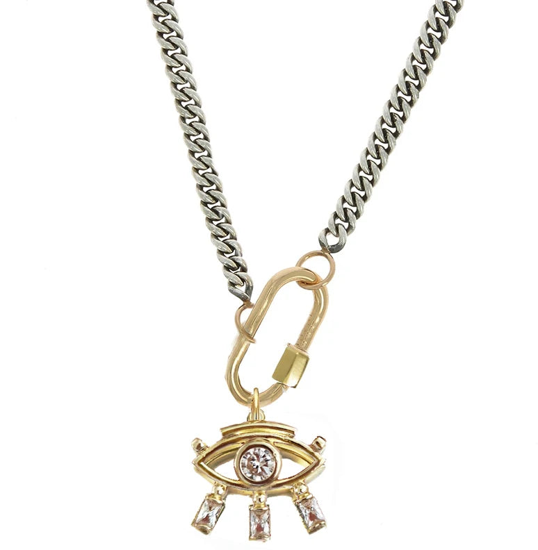 Vintage Round Charm Layered Necklace Women's Jewelry