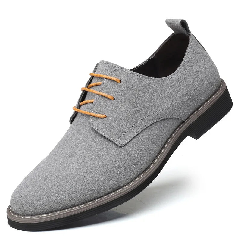 Men Casual Shoes Men's Suede Shoe Lace Up