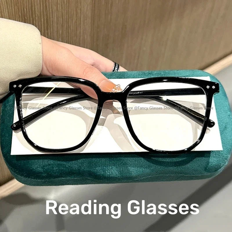 Women Stylish Oversized Reading Glasses Unisex Large Frame