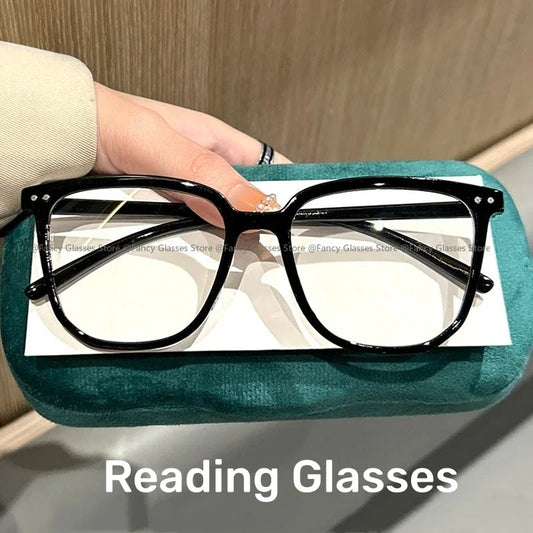 Women Stylish Oversized Reading Glasses Unisex Large Frame