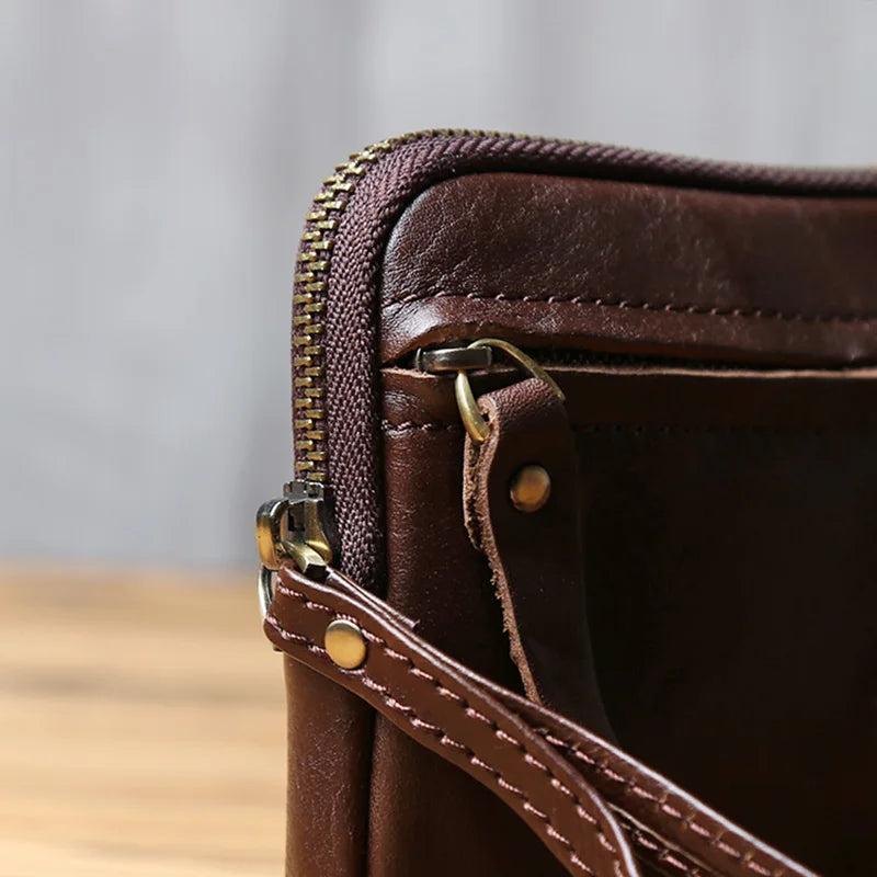 Vintage Genuine Leather Wallet for Men and Women