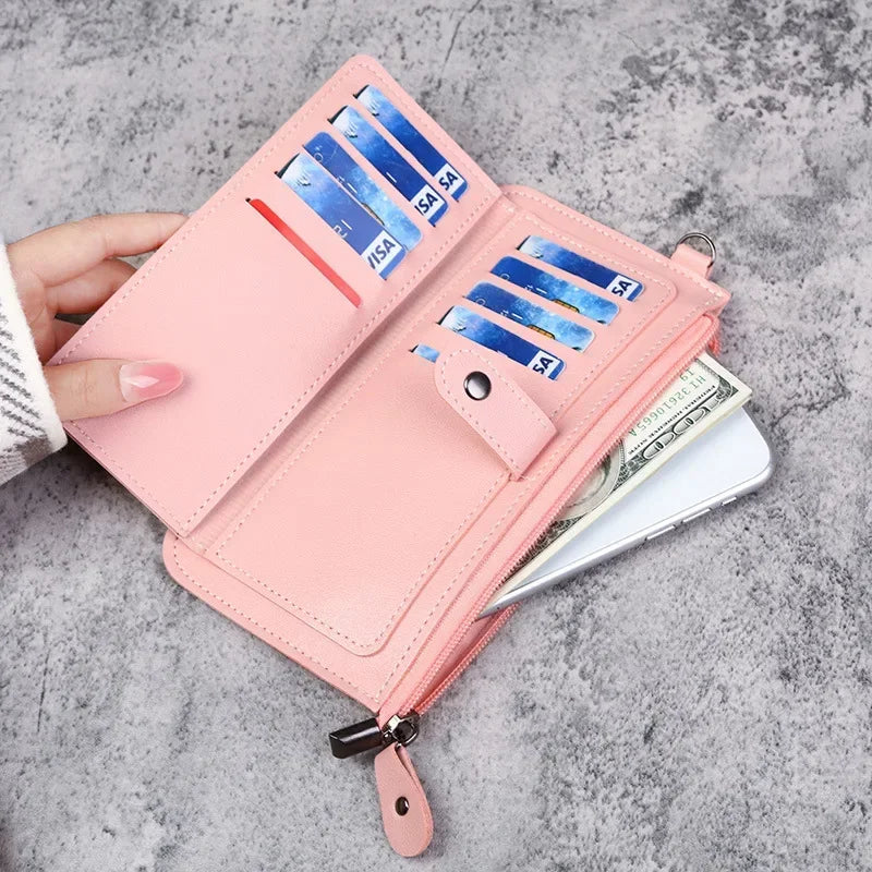 Fashion Women Wallets Simple Zipper Purses