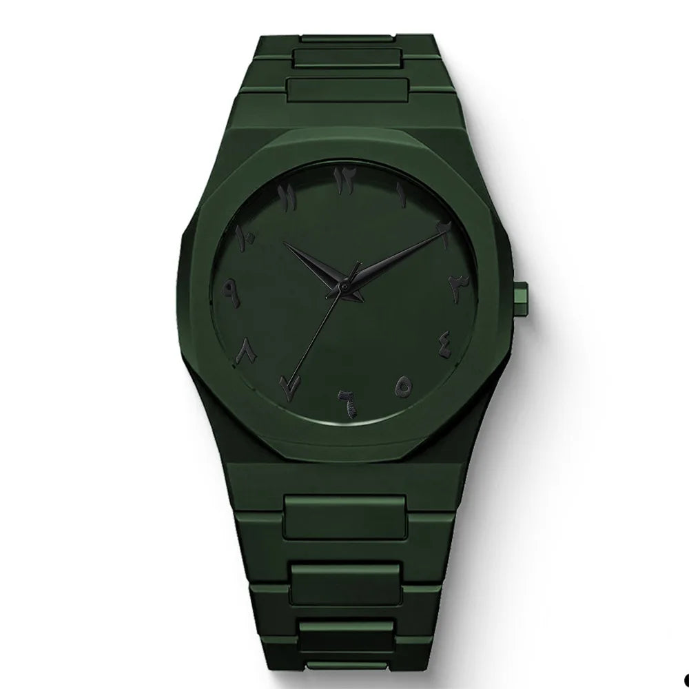 New Fashionable Men's Watch digital Casual Drip Oil Strap