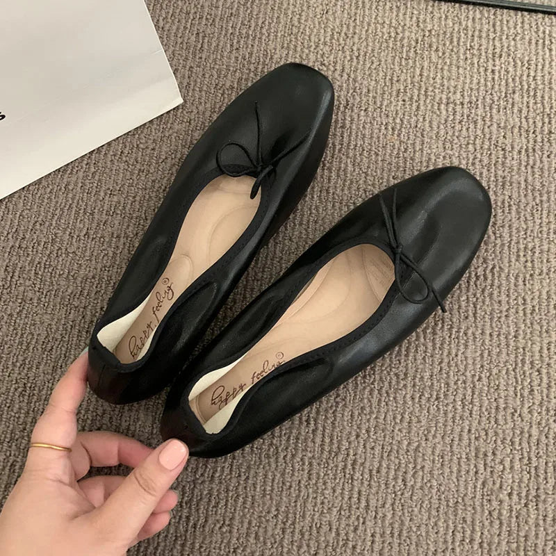 Women Ballet Flats Dance Shoes Casual Female Soft Footwear