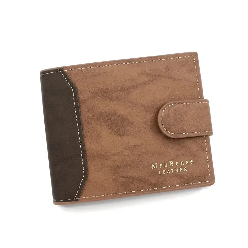 Men's Wallet with Hasp Business Card Holder