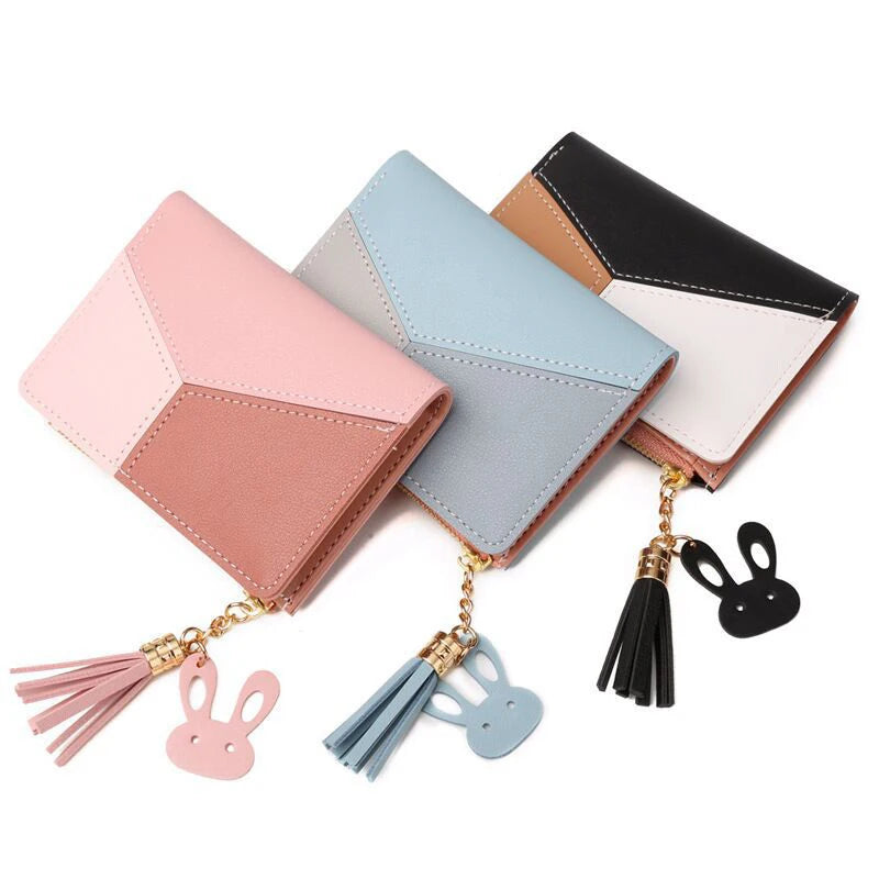 Women Purses Card Holder Foldable Portable Lady Coin Purses