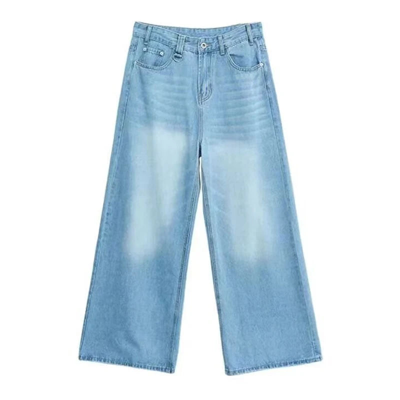 Men's Baggy Straight Leg Wide Leg Jeans
