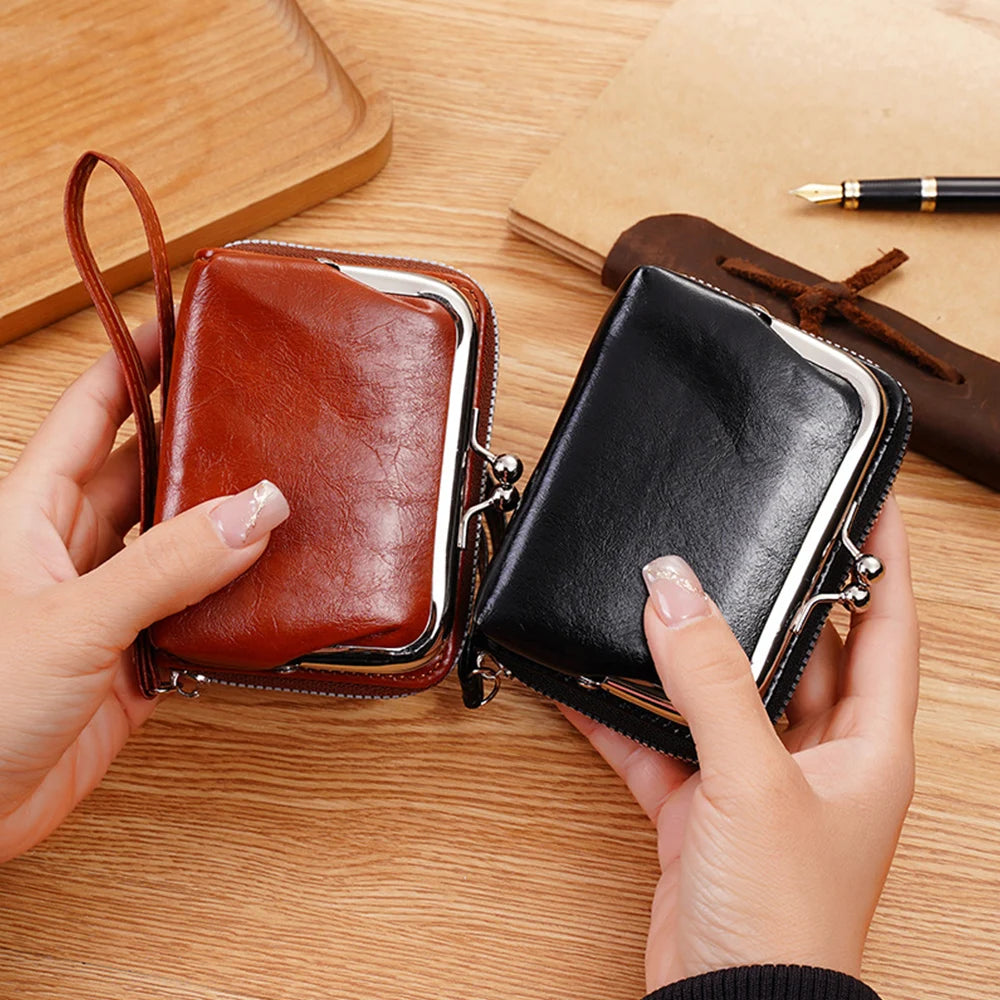 Women's Wallet PU Leather Short Hasp Coin Purses