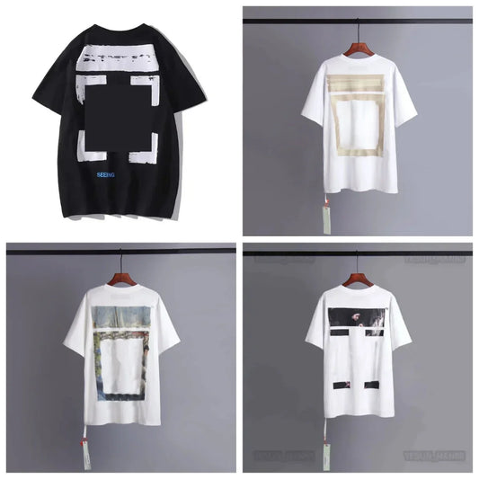 Men's T Shirt High-quality Version Clothing Graffiti Shirt Short Sleeve