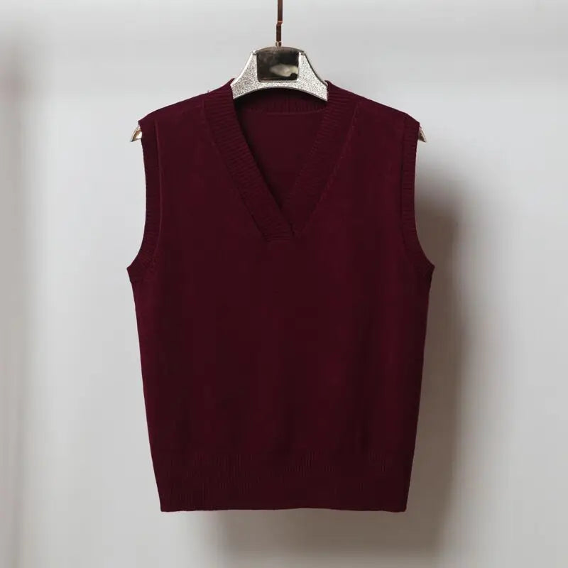 New sweater vest women sleeveless knitwear