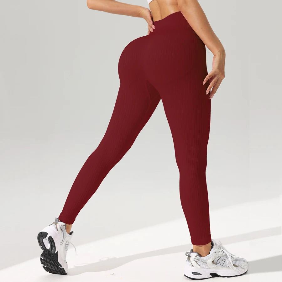Seamless Yoga Pants w/Tummy Control Sportswear Woman