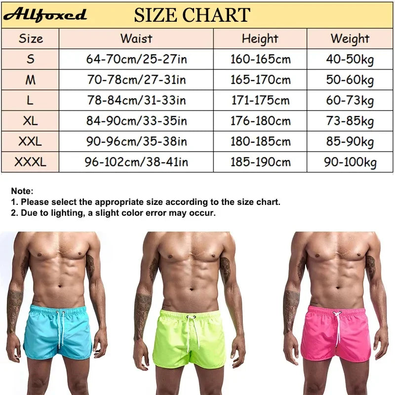 Men's Shorts Summer  Sexy Swimming Bath