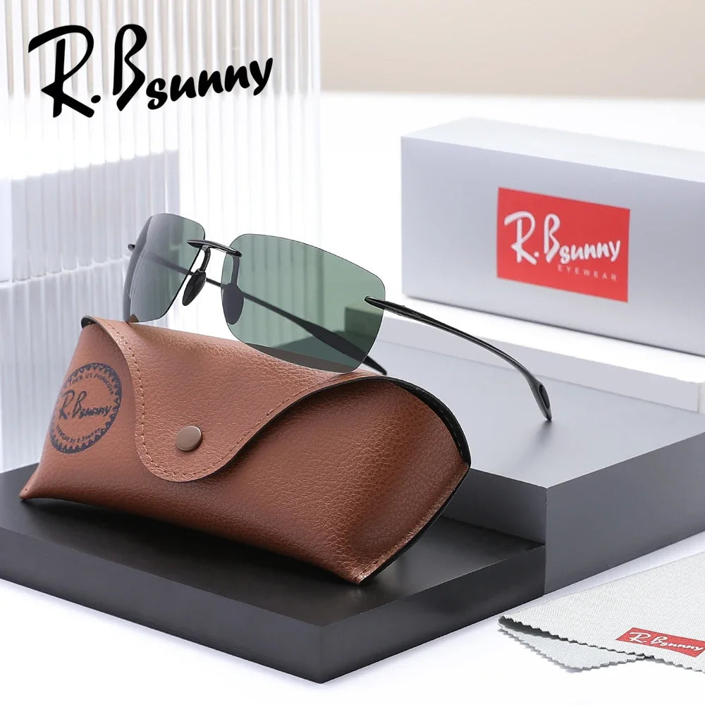 Rimless Sunglasses for Men Women Fashion