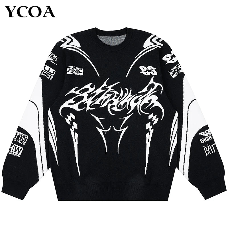 Men Winter Sweater Coat Knitwear Oversized