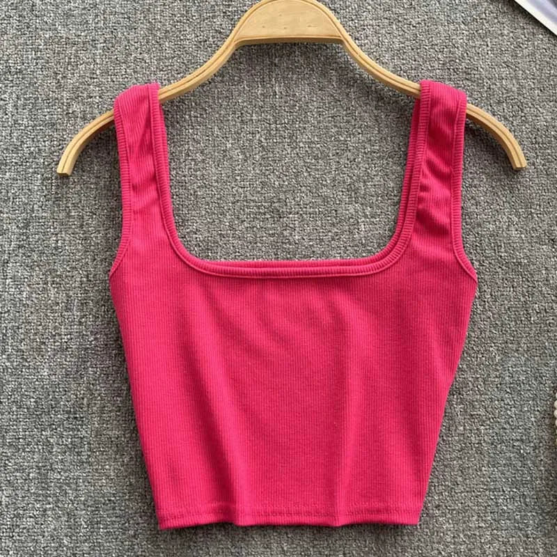 Tank Top Women Sexy Backless Slim Fit Bottoming Blouse