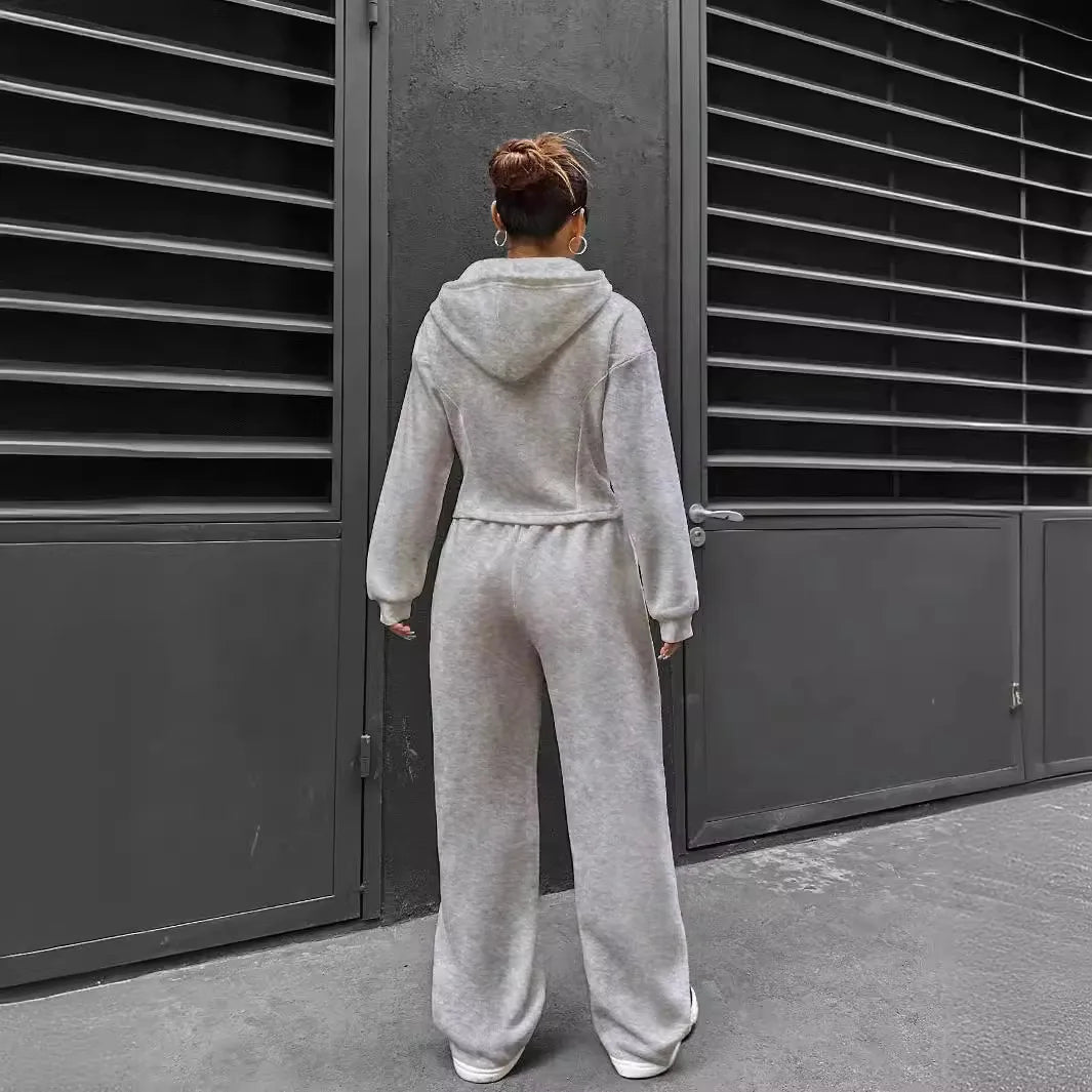 Sweatshirt Two-piece Set Women's Casual Sports Suit