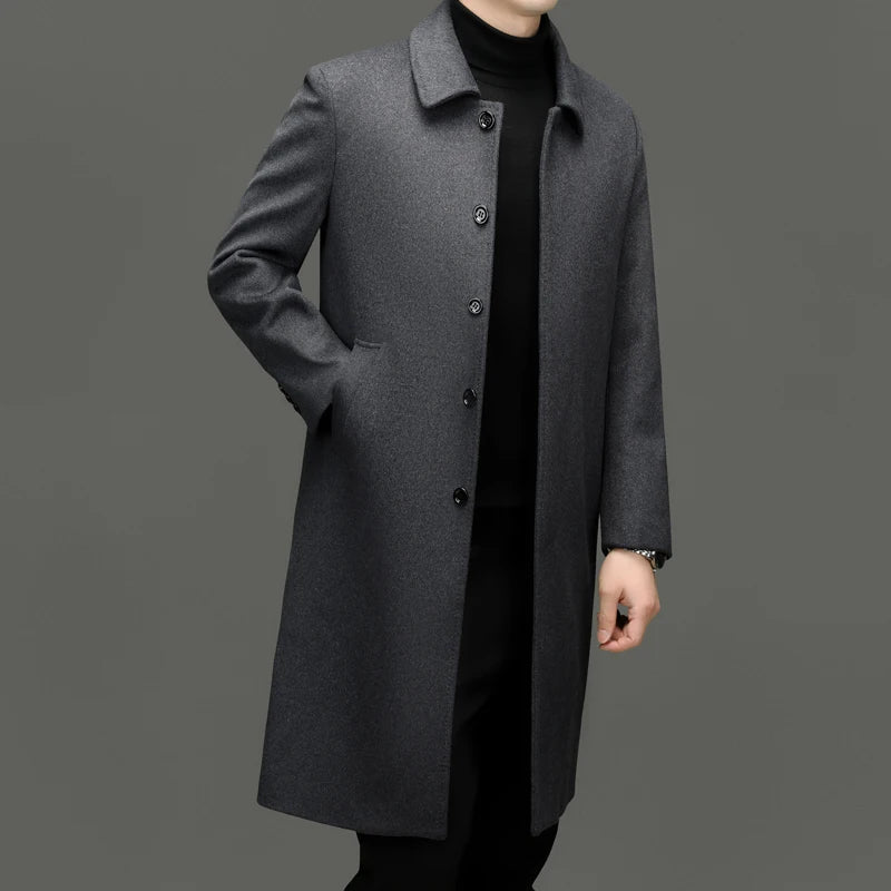 Men's high-end and fashionable cashmere coats