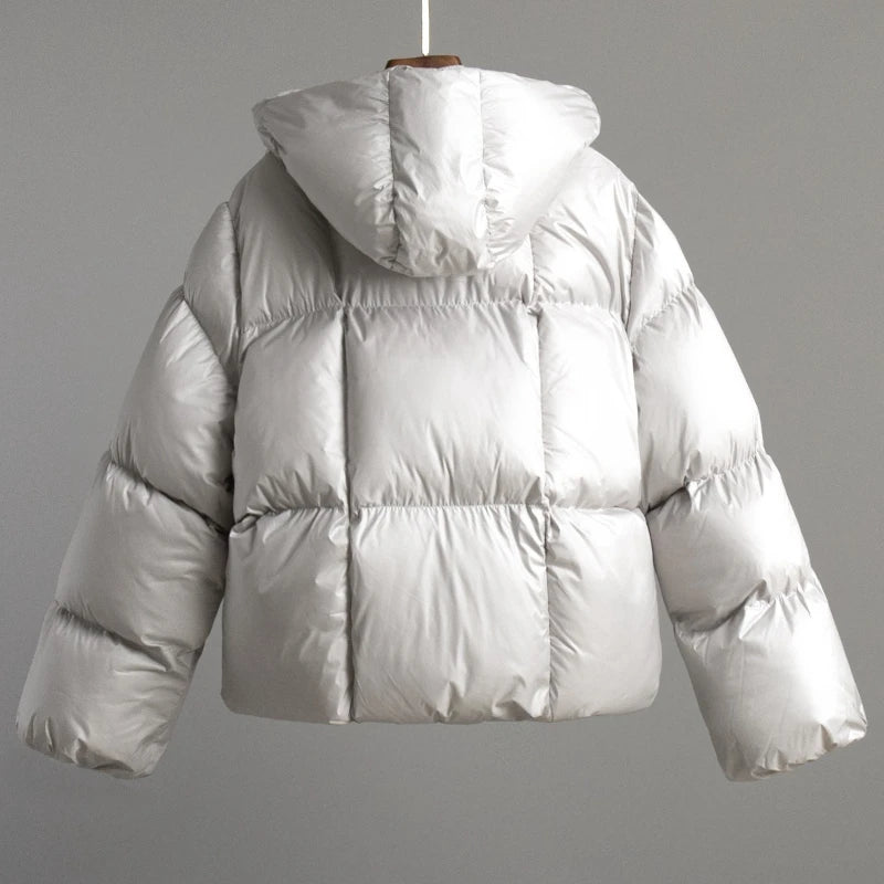 Women's Loose Parkas Coat Vintage Bread Outwear
