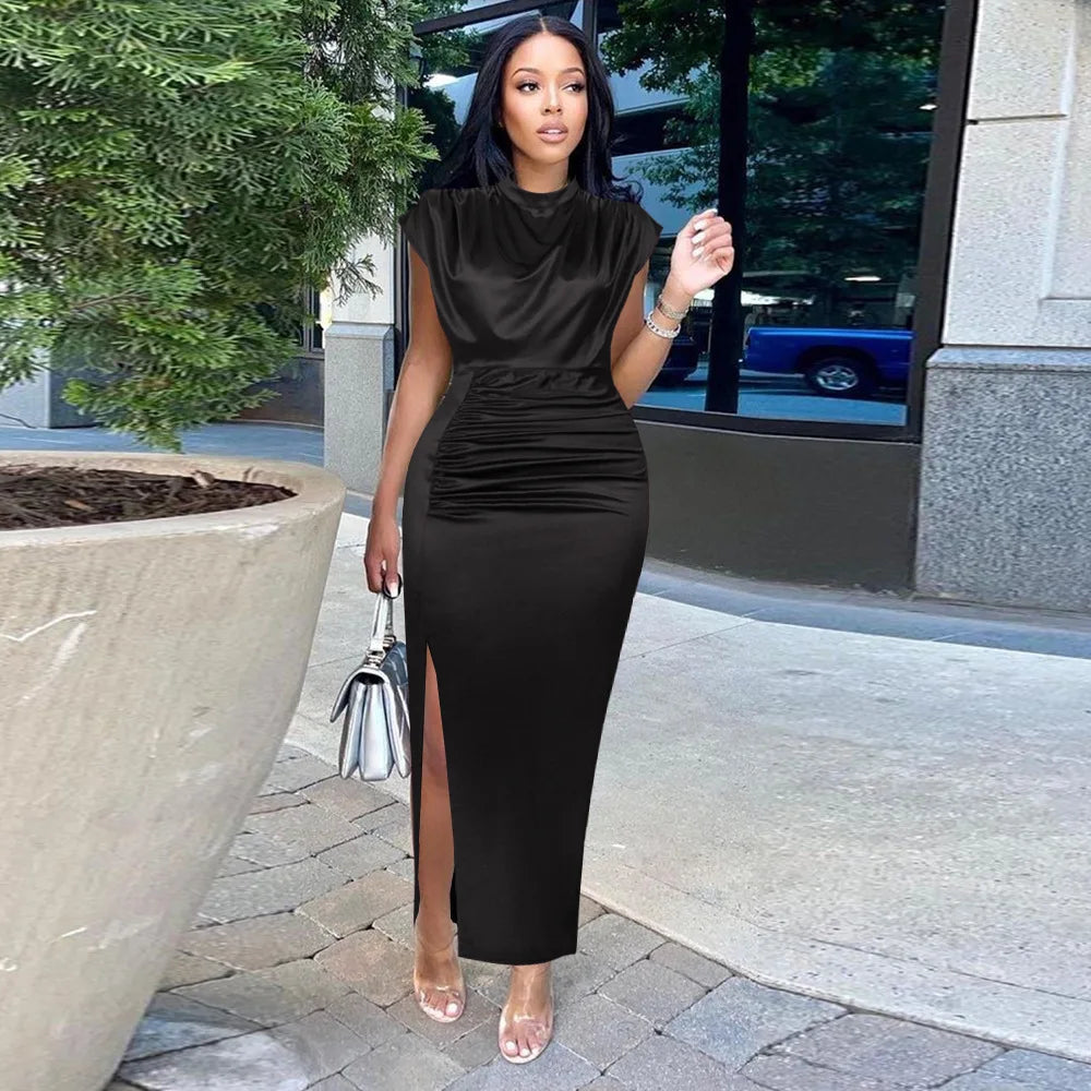 women's casual dresses draped fashion