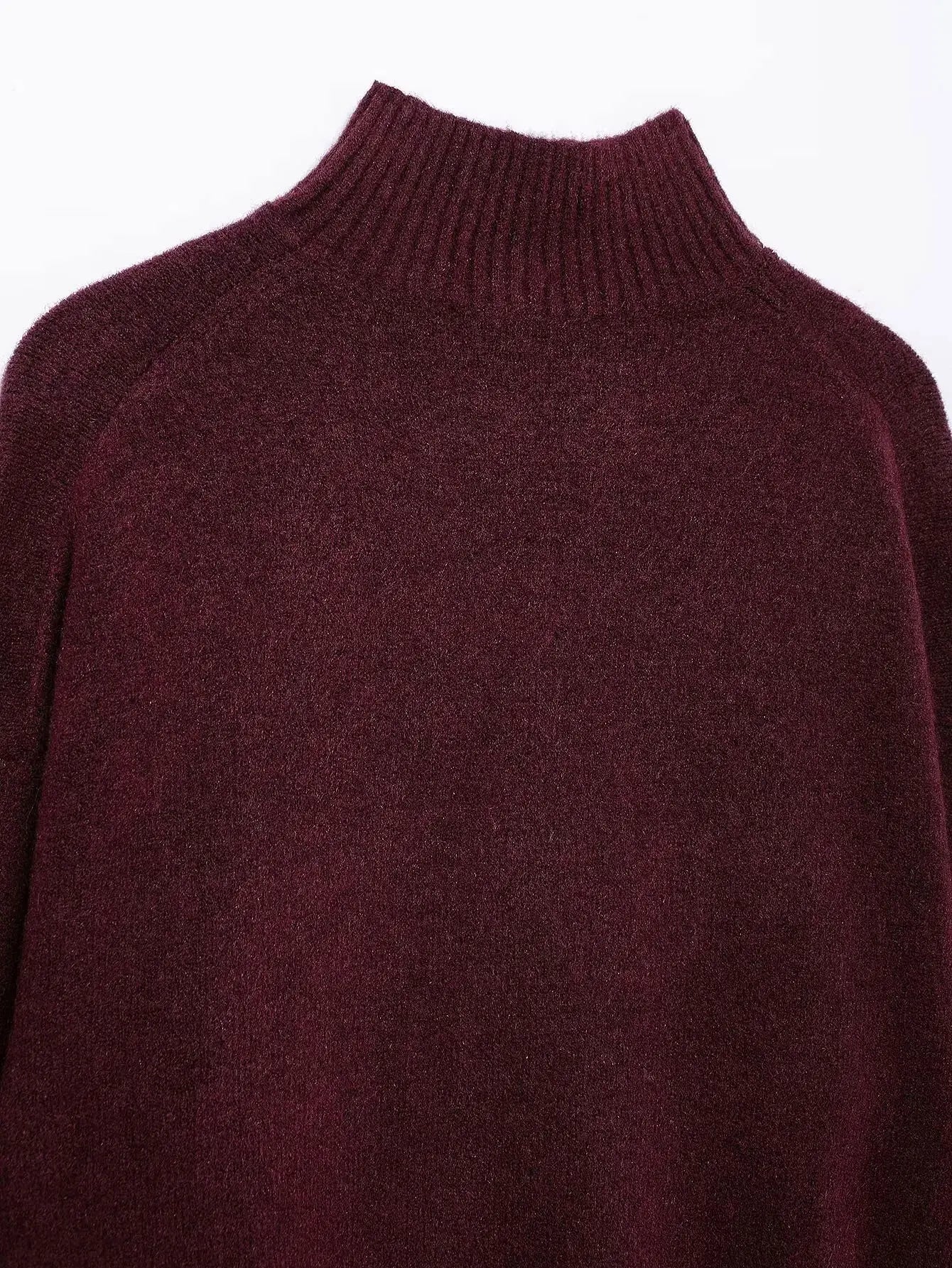 Casual Woman Turtleneck Sweater Women's Knitwear