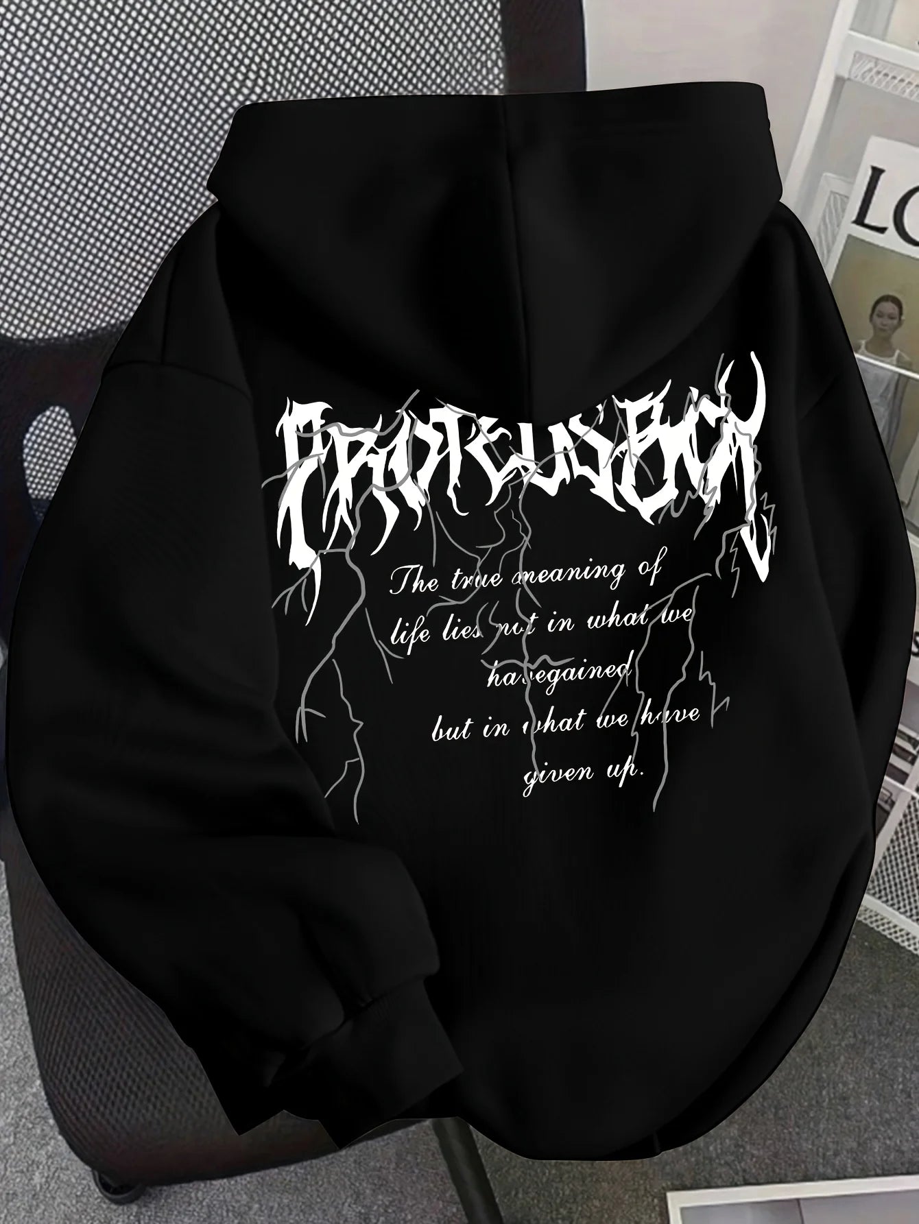 Women's fashionable hooded sweatshirt