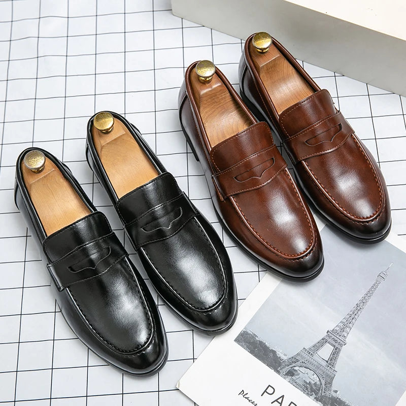 Men's Dress Shoes Casual Business Leather Shoes