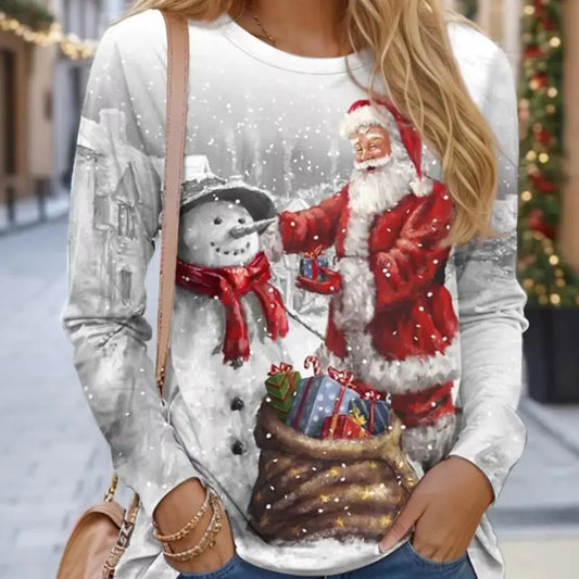 Women Sweatshirt Designer Round Neck Long Sleeve