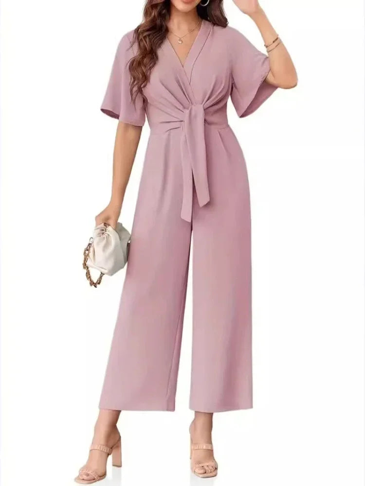 Women's Jumpsuit Casual Solid Color