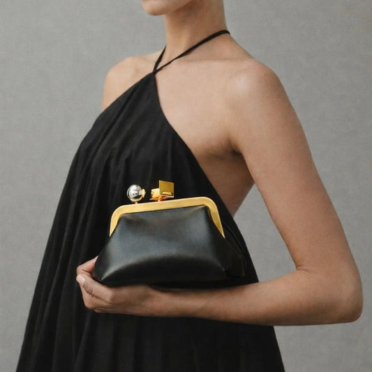Large Capacity Leather Tote Bag Minimalist Vintage Luxury Designerbag