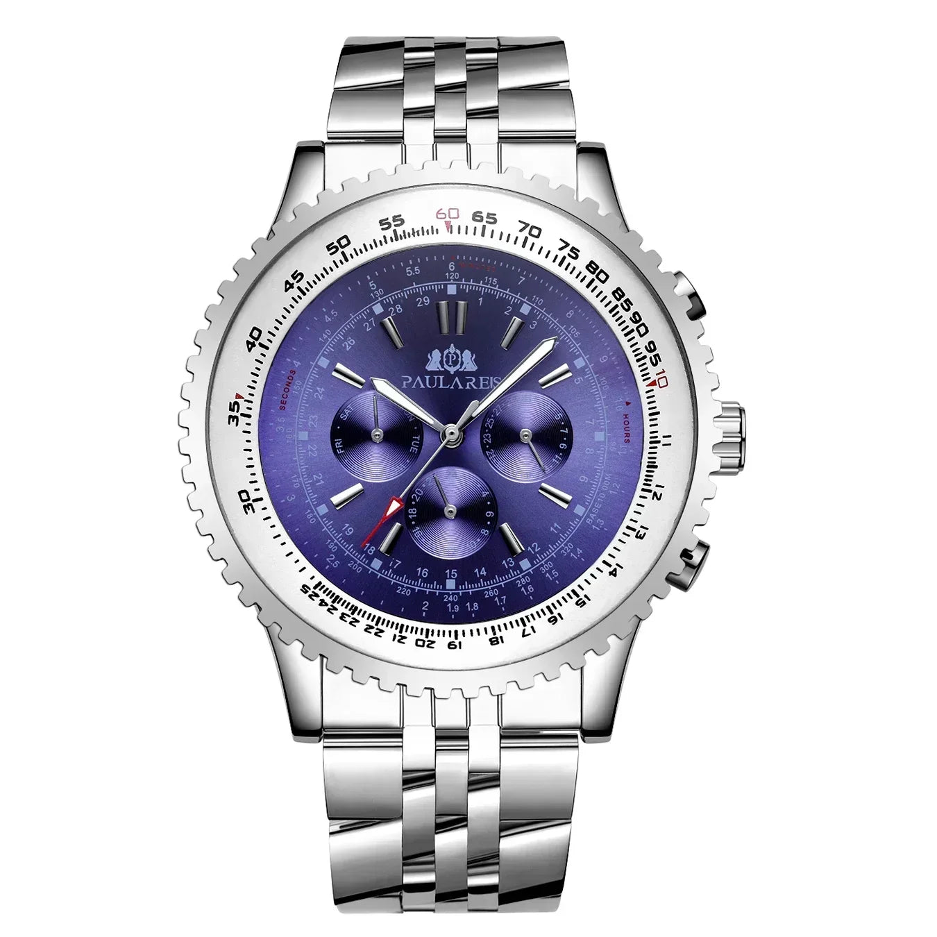 Mechanical Self Wind Leather Fashion Sports 50mm Classic watch