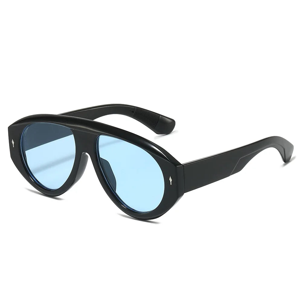 Women's Vintage Oversize Square Computer Glasses Anti-Blue Light
