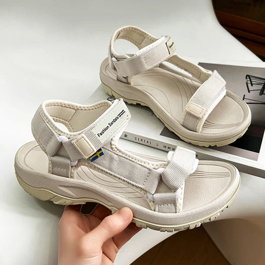 Women's Summer Sports Sandals Breathable Open-Toe Beach Walking Shoes