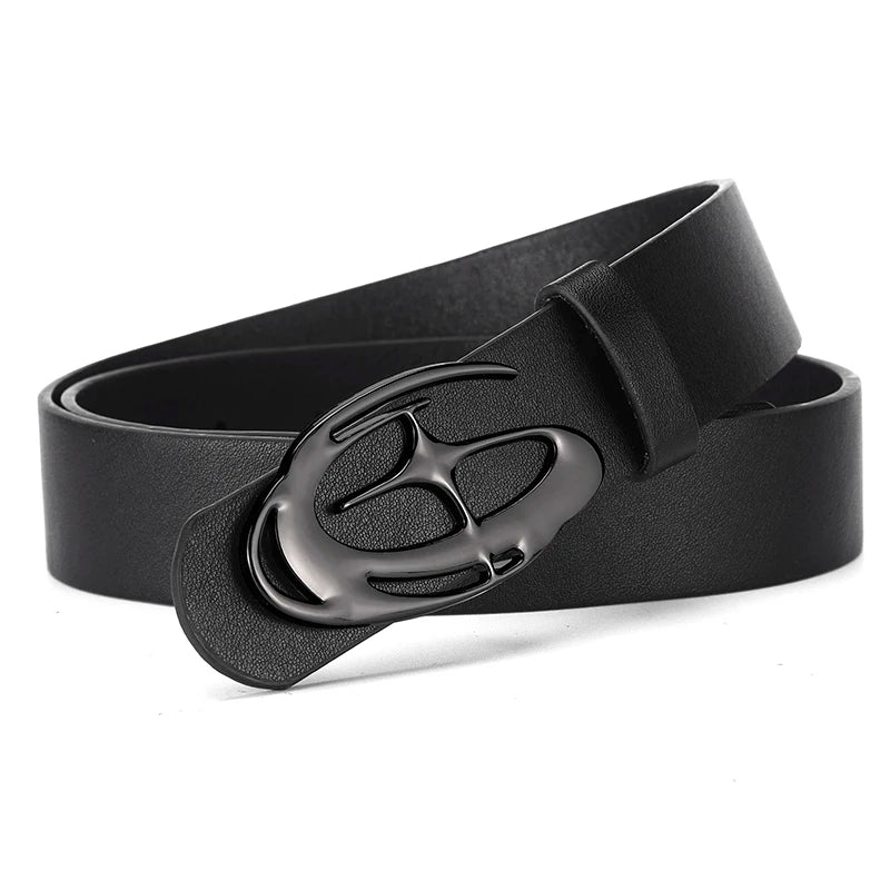 Men's Unique Design Smooth Buckle Belt