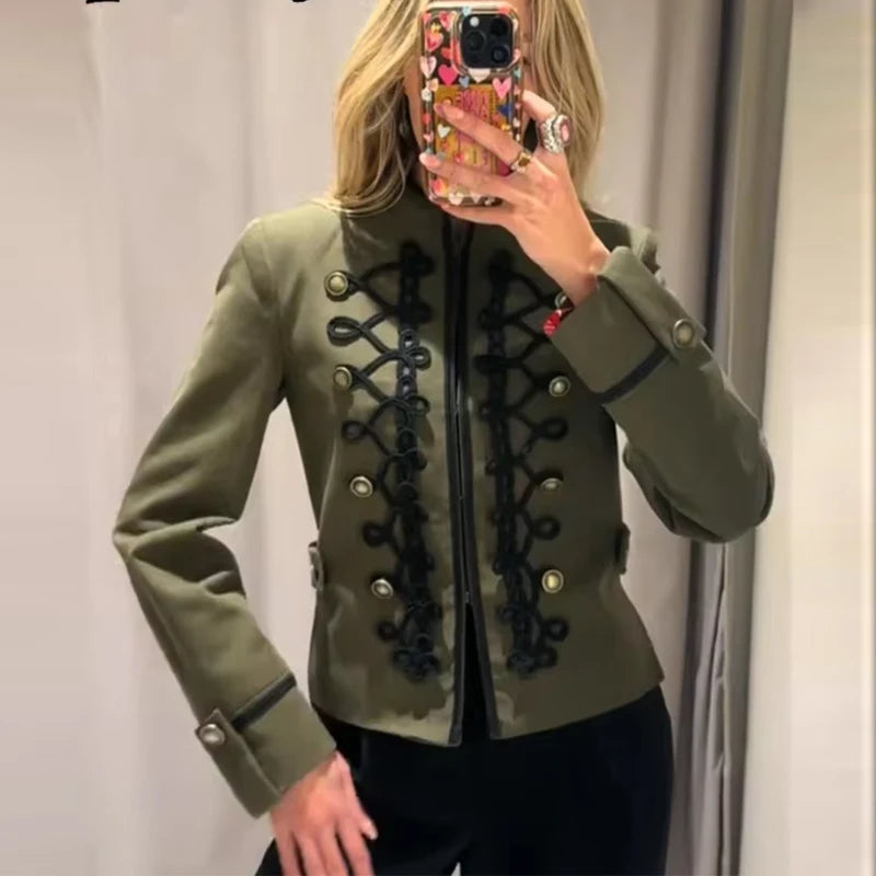 Jacket & Coats Spring Women's Retro Elegant Slim  Blazers