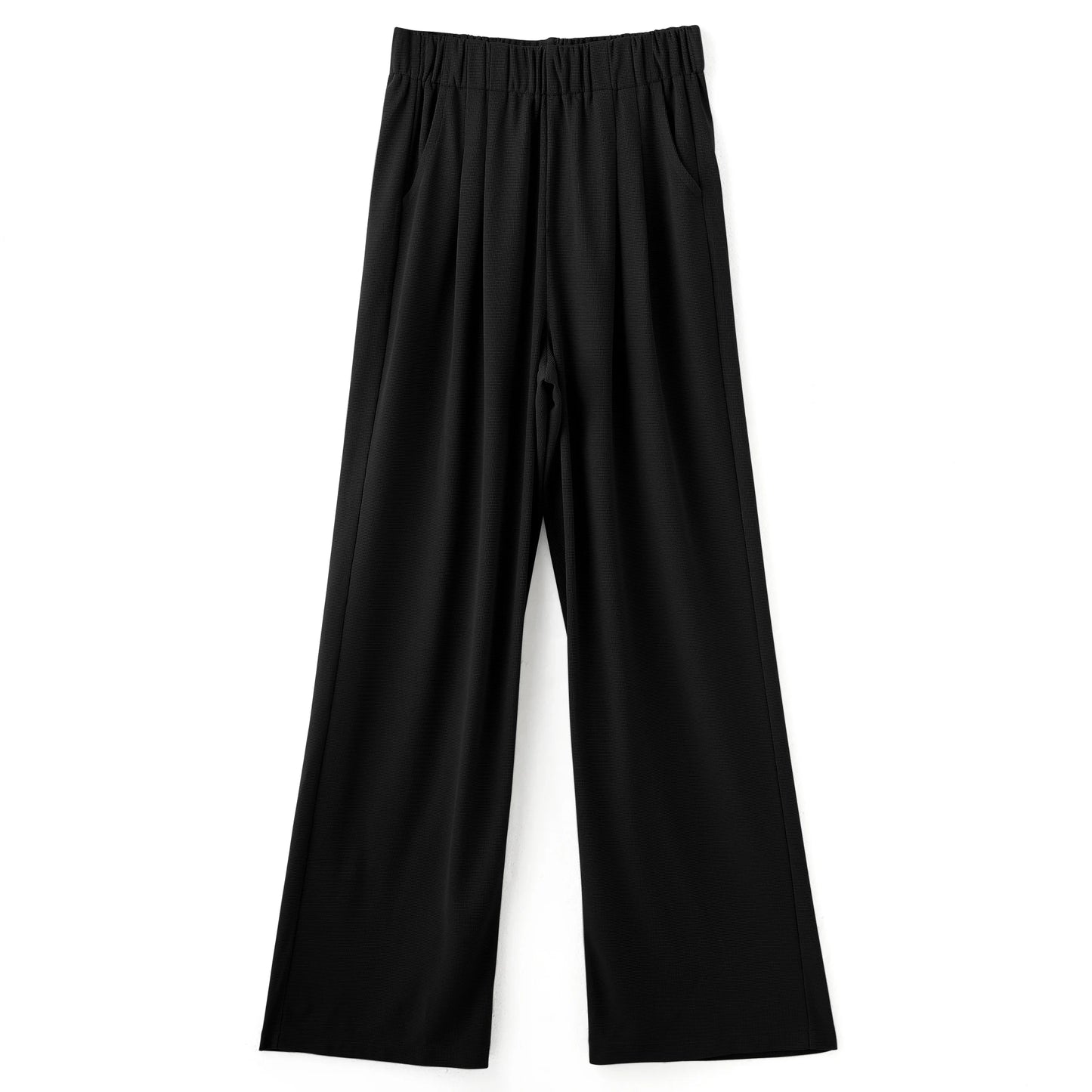 Women's Casual Pant  Black Straight Leg Pants