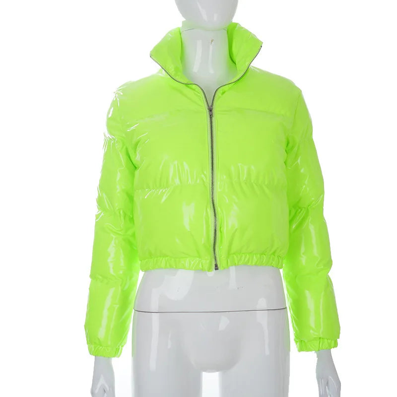 Fashion Jackets for Women  Bubble Down Shiny Quilted Coats