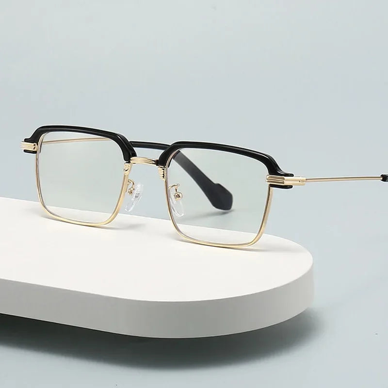 Reading Glasses for Men New Half Frame Fashion Far Sight Hyperopia Eyewear