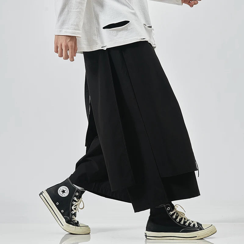 Wide Leg Pants Jogger Pants Patchwork Casual Joggers