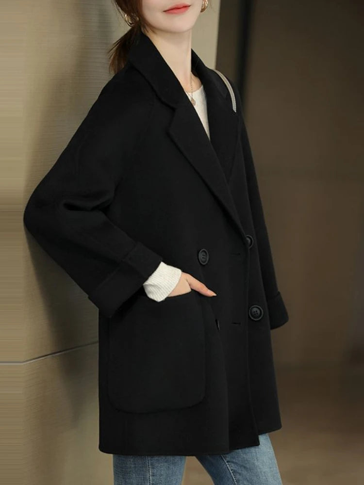 Long Sleeve Office Lady Trench Coat