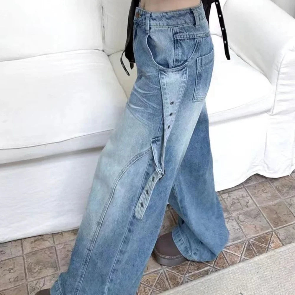 Womens Jeans High Waist Shot Pants