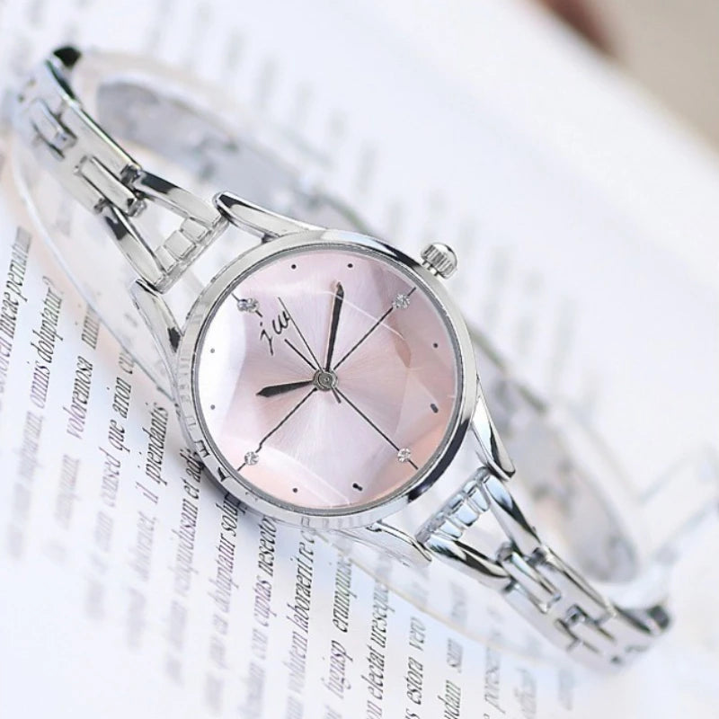 Women's Watches Quartz  Luxury Stainless Steel Wristwatch