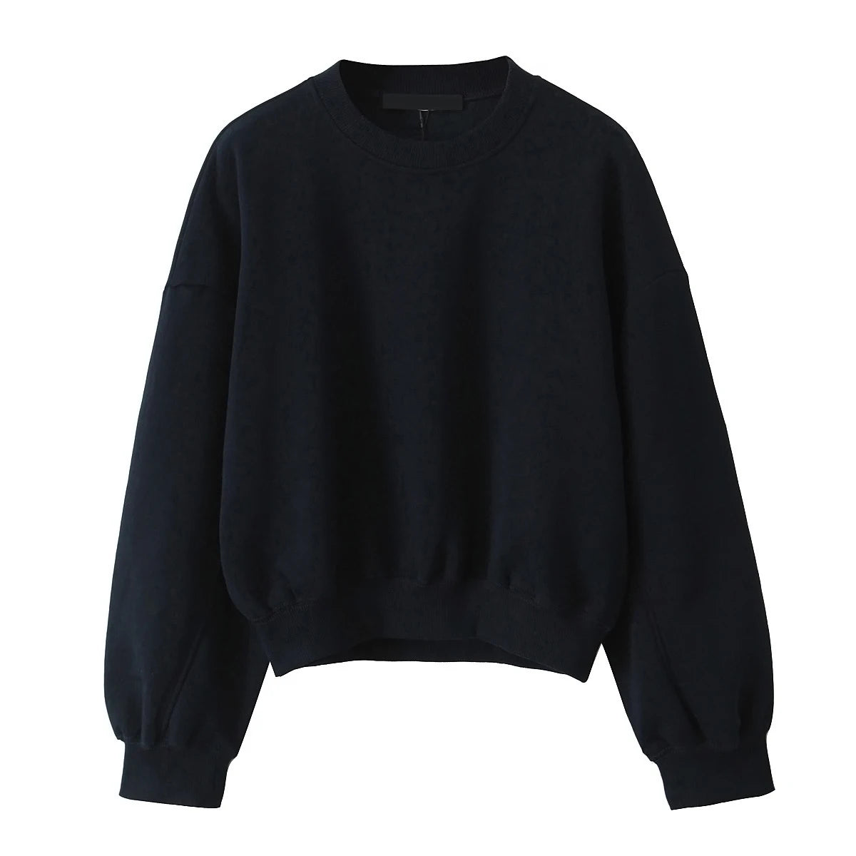Women's Solid Simple Sweatshirt Crew Neck Long Sleeve Sweatshirts
