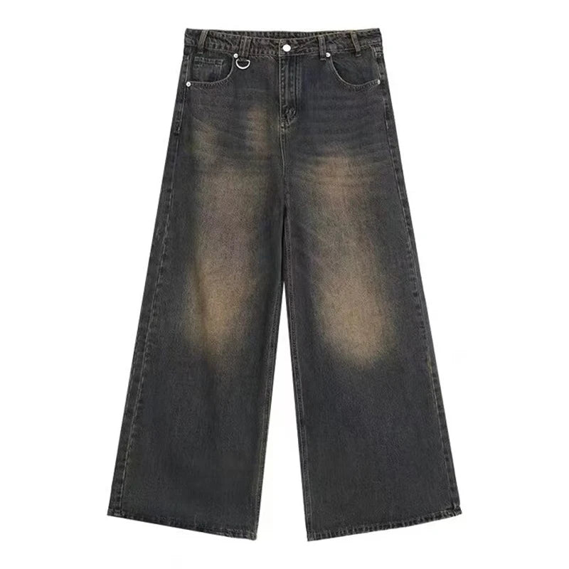 Men's Baggy Straight Leg Wide Leg Jeans