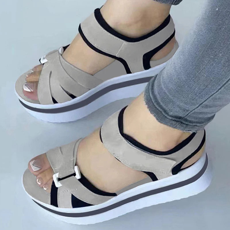 Women Summer Sandals Shoes Platform Elegant Casual Shoes