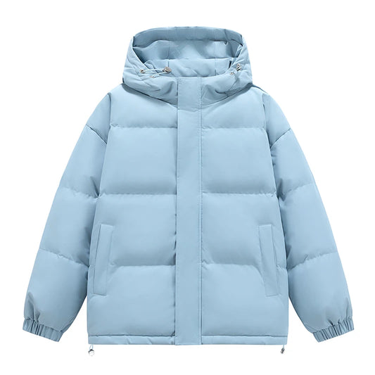 Men's Puffer Jacket  Hip Hop Hooded Coat