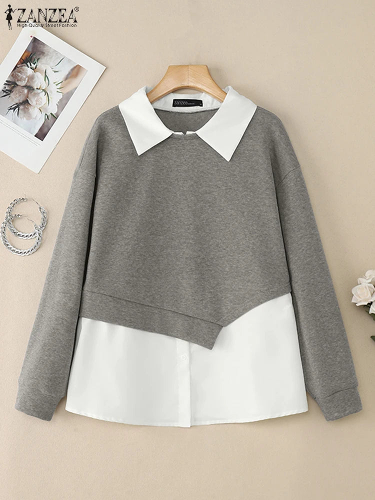 Stylish Women Sweatshirts Hoodies Casual Long Sleeve Tops