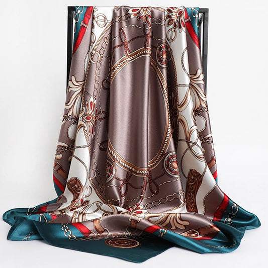 f Ladies Chiffon Shawl Wrap Muffler  Bandanna Female Headscarf