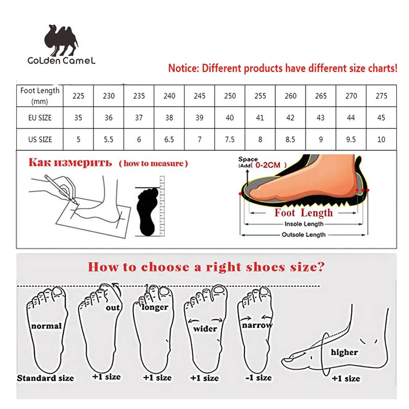GOLDEN CAMEL Men's Sports Running Shoes Breathable Male Sneakers